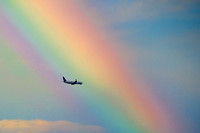 Plane & Rainbow